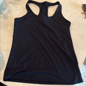 Fabletics Black Performance Tank Top with Racerback
